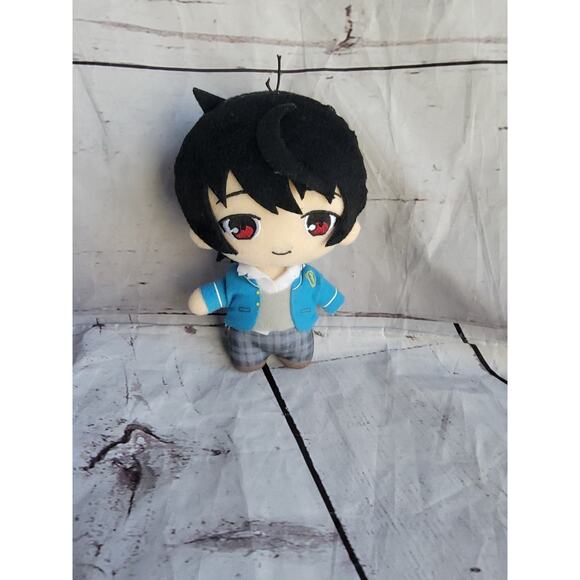 Ensemble Stars Ritsu Sakuma School Uniform Sit Plush Doll FuRyu - Picture 1 of 7